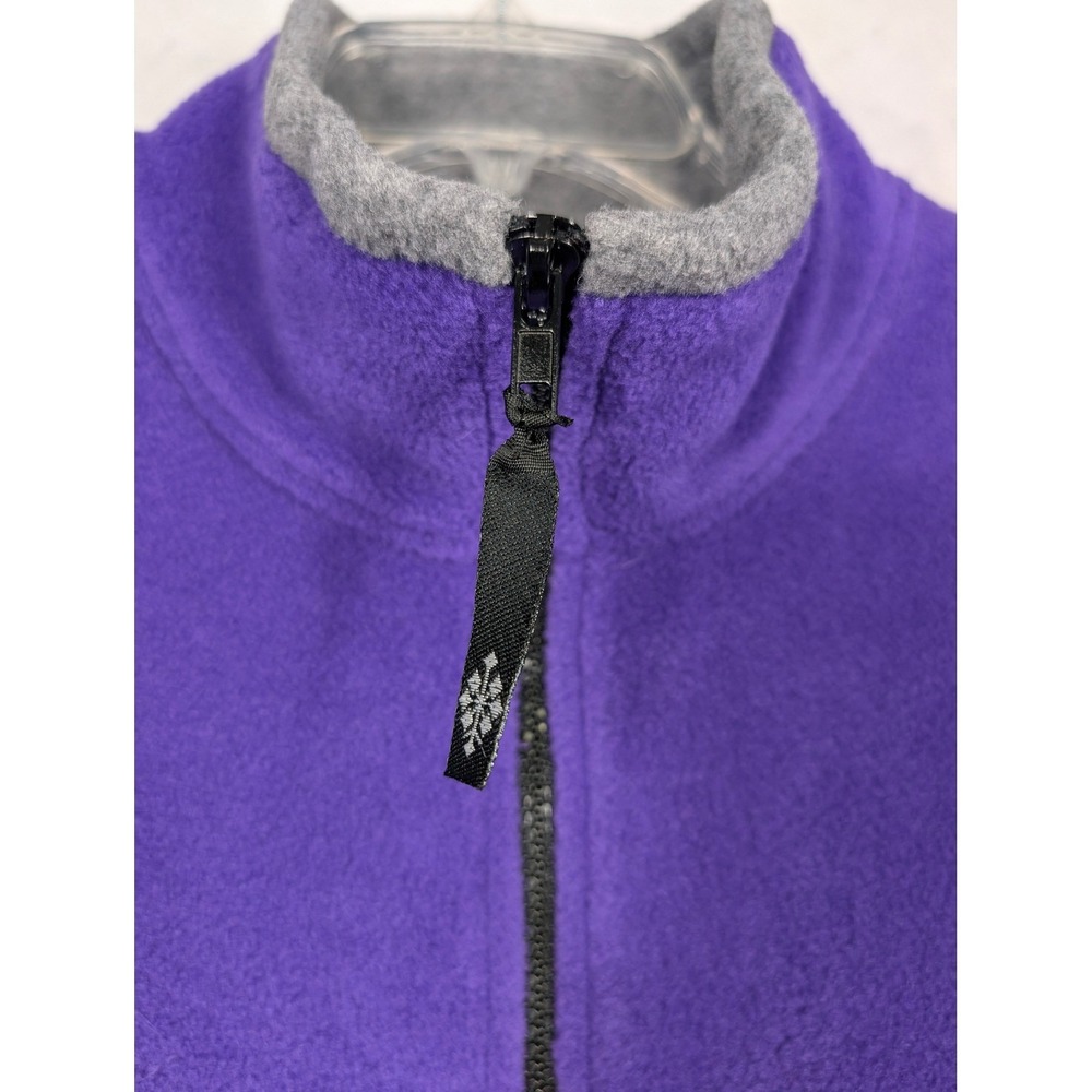 Vintage Alpine Tek Palmettos Womens Purple Fleece Quarter Zip Pullover Jacket M - Picture 4 of 10